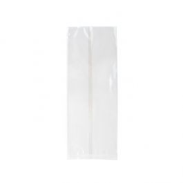 Eco-friendly Home Compostable Clear Flat Crinkle Bag 9.5x25.4 cm (100 pieces) [BGBFCB1]
