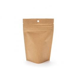 Sachets à pochettes résistants aux enfants en papier kraft 10,2 x 6,4 x 15,2 cm (100 pièces) [CRP2K]