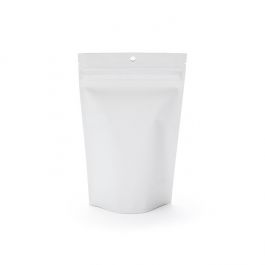 Sachets à fermeture résistants aux enfants, blanc mat, 13 x 6,4 x 20,6 cm (100 pièces) [CRP3MW]