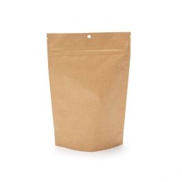 Sachets à fermeture résistants aux enfants - Kraft 14,9 x 6,4 x 23,2 cm (100 pièces) [CRP7K]