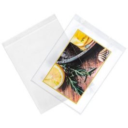 Sachet plastique plat grand format 41,8x51cm Refermable par Rabat Adhésif (100 pièces) [B16]