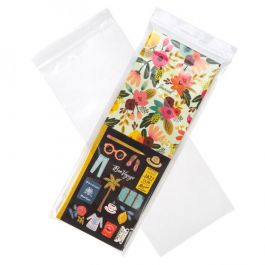 Sachet zip à transparence cristalline 15,2x38,1cm (100 pièces) [ZC615]