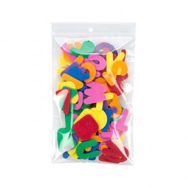 Sachet zip à transparence cristalline avec trou de suspension européen + trou d'aération 12,7x20,3cm (100 pièces) [ZR58V]