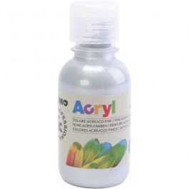 Peinture acrylique de luxe PRIMO, argent, 125 ml/ 1 flacon [HOB-638388]
