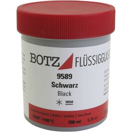 Glasur für Ton, Schwarz, 200 ml/ 1 Dose [HOB-675984]