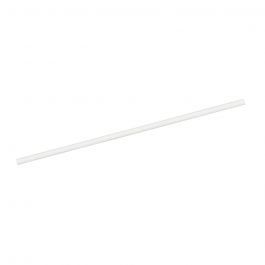 Paille en papier 20 cm, Ø 0,5 cm Blanc, enroulée verticalement (5000 pièces) [GB-DCD00455]