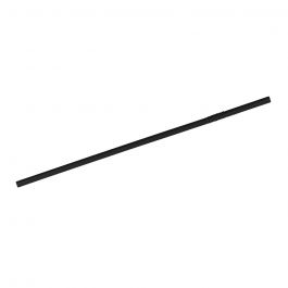 Pailles flexibles en papier 22 cm, Ø 0,5 cm Noir emballées individuellement (5250 pièces) [GB-DCD00458]