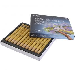Pastels à la cire aquarellables, jaune ocre, 12 pièces/ 1 Pq. [HOB-427372]