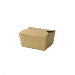 Boite Vente Emporter Cartonnée Brune 600 ml (450 pièces) [GB-DFC01603]