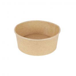 Papp-Schüssel Braun 650 ml, Ø 150 mm, rund (300 Stück) [GB-DFC08821]