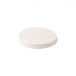 Deckel Papier Ø 90 mm Weiß Trinkloch (1000 Stück) [GB-DHD04588]