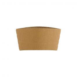 Becherkartonhüllen für 300 / 400 ml Pappbecher, braun (1000 Stück) [GB-DHD04792]
