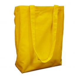 Sacs à poignées en coton Tote Bag 38x42cm jaune (250 pièces) [FP-DKE010]