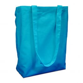 Sacs à poignées en coton Tote Bag 38x42cm bleu clair (250 pièces) [FP-DKE012]