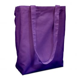 Sacs à poignées en coton Tote Bag 38x42cm pourpre (250 pièces) [FP-DKE014]