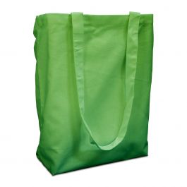 Sacs à poignées en coton Tote Bag 38x42cm verte (250 pièces) [FP-DKE020]