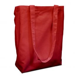 Sacs à poignées en coton Tote Bag 38x42cm rouge (250 pièces) [FP-DKE022]