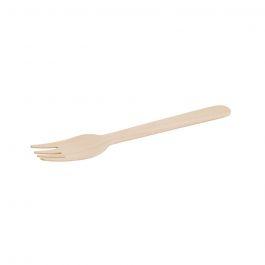 Fourchettes en bois de 16 cm avec revêtement organique (1000 pièces) [GB-DSE06306]
