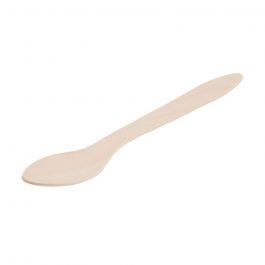Cuillères en bois 18 cm bio-couchées (1000 pièces) [GB-DSE06316]