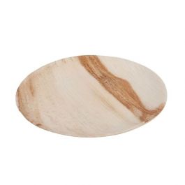 Assiette ronde feuille de palmier, Ø 23 cm (200 pièces) [GB-DTW05380]