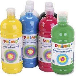 Peinture à la détrempe Mate, mate, couleurs classiques, 12x1000 ml/ 1 Pq. [HOB-642196]