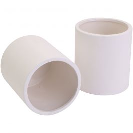 Becherförmige Keramikgefäße, D 9 cm, Größe 10 cm, 12 Stk/ 1 Pck [HOB-744403]