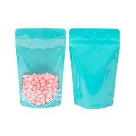 Pochettes doypack Bleus Sarcelle 13 x 7,9 x 20,6 cm (25 Pièces) [ZBGW3TE]