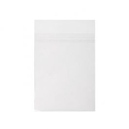Umweltfreundliche Beutel 13.8x17.8 cm Transparent mit Schutzverschluss (100 Stück) [GC6B3PC]