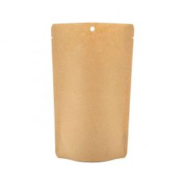 Doypack Compostable Kraft 13x7,9x20,6cm sans fermeture Zip | 113 grammes (100 pièces) [SUPEK3]