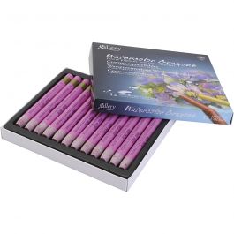 Pastels à la cire aquarellables, rose, 12 pièces/ 1 Pq. [HOB-427339]