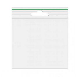 Sachet zip transparent au meilleur prix 12x18 cm PE 50 microns avec trou de suspension européen (1000 pcs) [2PEC1218E]