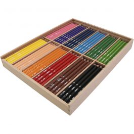 edu3 Jumbo-Buntstifte, Dicke 10 mm, Mine 5 mm, Sortierte Farben, 12x12 Stk/ 1 Pck [HOB-409844]