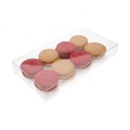 Boites cadeau plastique à transparence cristalline 10.4 x 2.5 x 19.6cm (25 Pièces) [FB111]