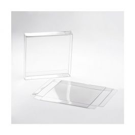 Boites cadeau plastique à transparence cristalline 13.7 x 1.6 x 14.5cm (25 Pièces) [FB12]