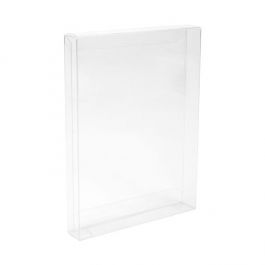 Boites cadeau plastique à transparence cristalline 12.4 x 2.1 x 16.8cm (25 Pièces) [FB130]