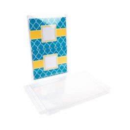 Boites cadeau plastique à transparence cristalline 14.9 x 1.3 x 22.7cm (25 Pièces) [FB71]