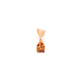 Blockbodenbeutel Neon Orange 8,9x5,7x30,5 cm mit Bodenblatt (100 Stück) [FGPB16NO]