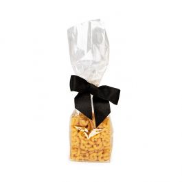 Sachet à soufflet à fond plat compostable à domicile 6,4x5,1x24,8 cm avec insert en papier (100 pièces) [FGPBE12]