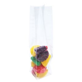 Sachet a soufflet et socle en papier ultra transparent, 51 x 51 x 210 mm (100 Pièces) [FGPBH11]