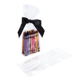 Sachet a soufflet et socle en papier ultra transparent, 76 x 32 x 210 mm (100 Pieces) [FGPBH14]