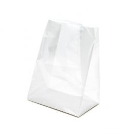 Sac à fond pliant thermoscellable avec insert en papier 17.8 x 10.2 x 22.9 cm (100 Pieces) [FGPBH8]