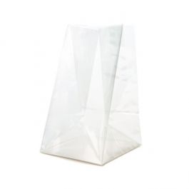 Sac à fond pliant thermoscellable  avec insert en papier 10.2 x 10.2 x 17.8 cm (100 Pieces) [FGPBH9]