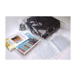 Sachet plastique transparence cristalline en PE-BD 50 microns 15.2x15.2cm (100 pièces) [PE266]