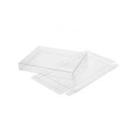 Boites cadeau plastique à transparence cristalline 13 x 1.6 x 18.1cm (25 Pièces) [FPB62]