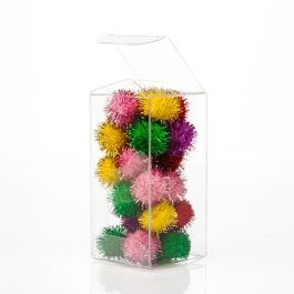 Boites cadeau plastique à transparence cristalline 9.5 x 5.1 x 13.2cm (25 Pièces) [FPB320]
