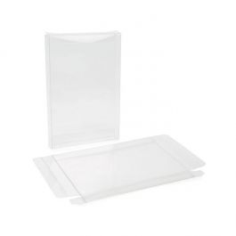 Boites cadeau plastique à transparence cristalline 10.8 x 1.6 x 15.6cm (25 Pièces) [FPB61]