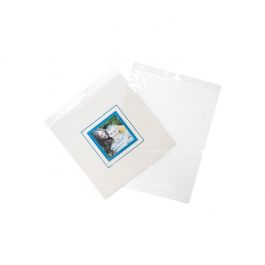 Sachet à trou de suspension refermable à transparence cristalline 26x29.2cm (100 pièces) [HB1011]