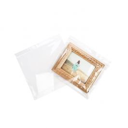 Sachet à trou de suspension refermable à transparence cristalline 29.5x24.1cm (100 pièces) [HB119H]