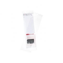 Sachet à trou de suspension refermable à transparence cristalline 11.6x38.1cm (100 pièces) [HB415]