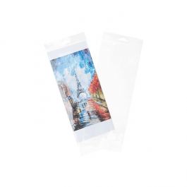Sachet à trou de suspension refermable à transparence cristalline 12.1x28.9cm (100 pièces) [HB4X11]